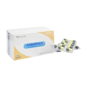 Anbapirex Meracine 6 vỉ x 10 viên (Piracetam + Vincamine)