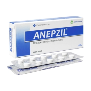 Anepzil 5mg Agimexpharm 3 vỉ x 10 viên Anepzil 5mg Agimexpharm 3 vỉ x 10 viên