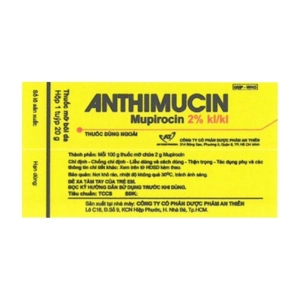 Anthimucin 2% An Thiên tuýp 20g (Mupirocin)