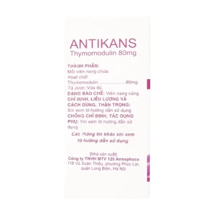 Antikans 80mg Armephaco 3 vỉ x 10 viên Antikans 80mg Armephaco 3 vỉ x 10 viên