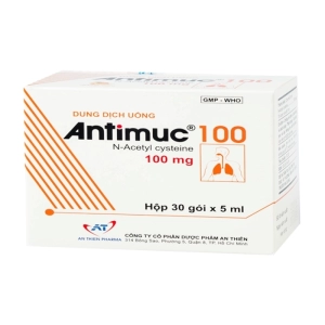 Antimuc 100 An Thiên 30 gói x 5ml (N-Acetyl cystein)