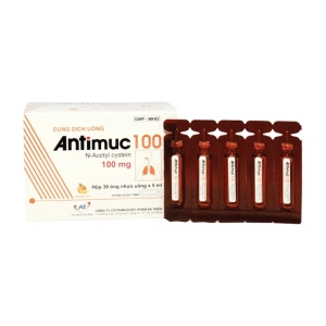 Antimuc 100 An Thiên 30 ống x 5ml (N-Acetyl cystein)