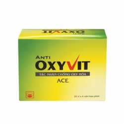 Pyme Antioxyvit, Hộp 25 vỉ x 4 viên