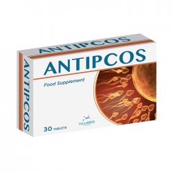 Tpbvsk chữa buồng trứng đa nang Antipcos, Hộp 30 viên Tpbvsk chữa buồng trứng đa nang Antipcos, Hộp 30 viên