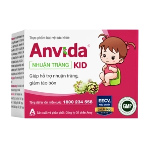 Anvida Nhuận tràng Kid Anvy 20 ống - Hỗ trợ nhuận tràng cho bé