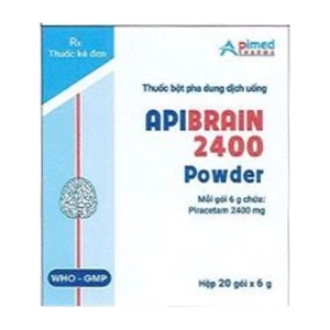 Apibrain 2400 Powder Apimed 20 gói x 6g (Piracetam)