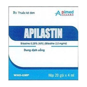 Apilastin 2.5mg Apimed 20 gói x 4ml (Bilastine)