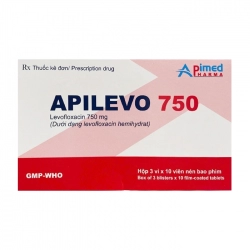 Apilevo 750 Apimed 3 vỉ x 10 viên
