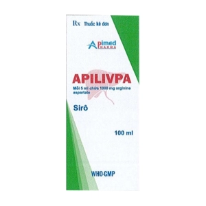 Apilivpa 1000mg Apimed chai 100ml (Arginine aspartate)