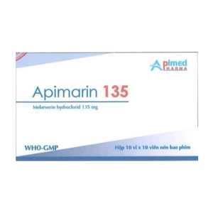 Apimarin 135 Apimed 10 vỉ x 10 viên (Mebeverin hydroclorid)