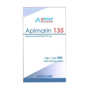 Apimarin 135 Apimed chai 200 viên (Mebeverin hydroclorid)
