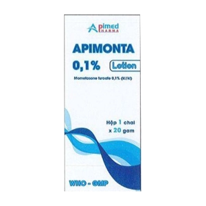 Apimonta 0.1% Apimed chai 20g (Mometasone furoate)
