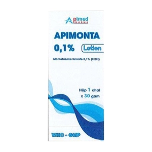Apimonta 0.1% Apimed chai 30g (Mometasone furoate)