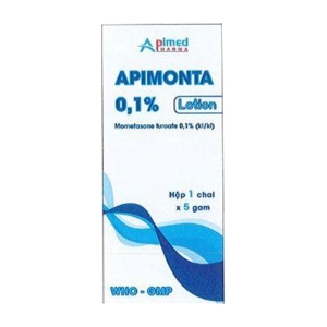 Apimonta 0.1% Apimed chai 5g (Mometasone furoate)