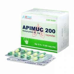 Apimuc 200mg Apimed 10 vỉ x 10 viên