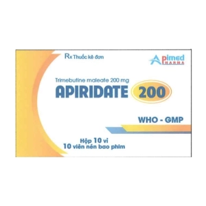 Apiridate 200 Apimed 10 vỉ x 10 viên (Trimebutine maleate)