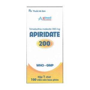 Apiridate 200 Apimed chai 100 viên (Trimebutine maleate)
