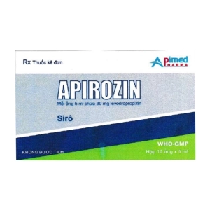 Apirozin 30mg Apimed 10 ống x 5ml (Levodropropizine)