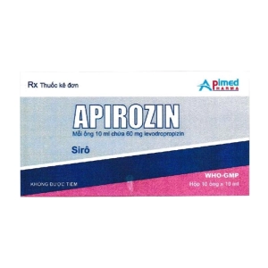 Apirozin 60mg Apimed 10 ống x 10ml (Levodropropizine)