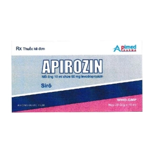 Apirozin 60mg Apimed 20 ống x 10ml (Levodropropizine)