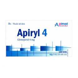 Apiryl 4mg Apimed 3 vỉ x 10 viên Apiryl 4mg Apimed 3 vỉ x 10 viên