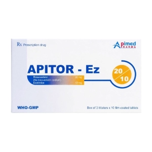 Apitor-Ez 20/10 Apimed 3 vỉ x 10 viên (Rosuvastatin + Ezetimibe)