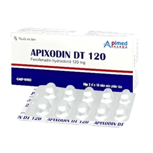 Apixodin DT 120 Apimed 3 vỉ x 10 viên Apixodin DT 120 Apimed 3 vỉ x 10 viên