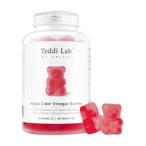Apple Cider Vinegar Gummy Unichi 60 viên - Hỗ trợ giảm cân