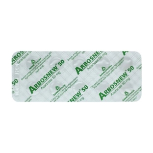 Arbosnew 50 Agimexpharm 3 vỉ x 10 viên