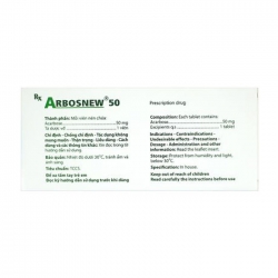 Arbosnew 50 Agimexpharm 3 vỉ x 10 viên