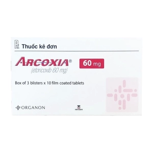 Arcoxia 60mg Organon 3 vỉ x 10 viên
