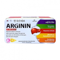 Arginine B-400 Extra MediUSA 6 vỉ x 10 viên Arginine B-400 Extra MediUSA 6 vỉ x 10 viên