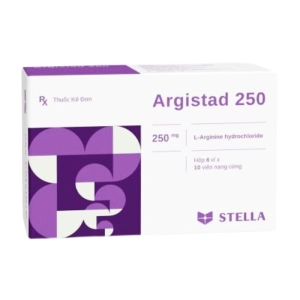 Argistad 250 Stellapharm 6 vỉ x 10 viên (L-Arginine hydrochloride)