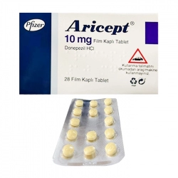 Aricept 10mg Pfizer 2 vỉ x 14 viên Aricept 10mg Pfizer 2 vỉ x 14 viên