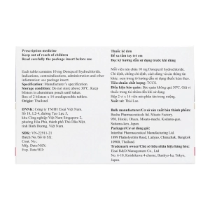 Aricept Evess 10mg Eisai 2 vỉ x 14 viên (Donepezil)