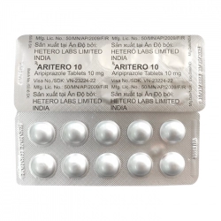 Aritero 10 Hetero Drugs 3 vỉ x 10 viên Aritero 10 Hetero Drugs 3 vỉ x 10 viên