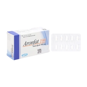 Aronfat 100 Savipharm 3 vỉ x 10 viên (Amisulpride) Aronfat 100 Savipharm 3 vỉ x 10 viên (Amisulpride)