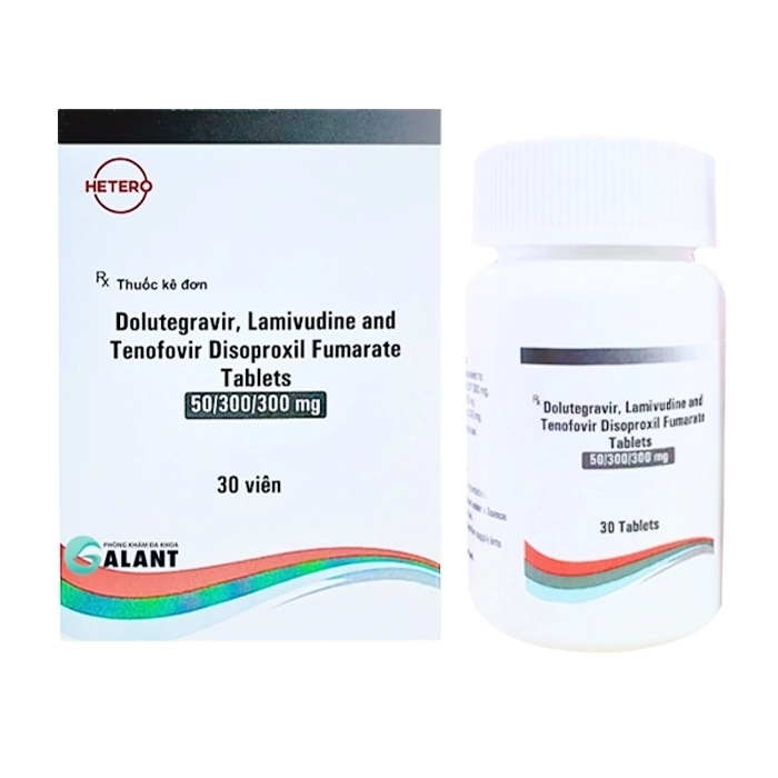 ARV Teldy 50/300/300mg Hetero Drugs lọ 30 viên