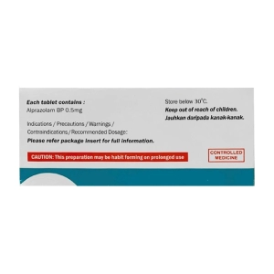 Asolan 0.5mg Duopharma 10 vỉ x 10 viên