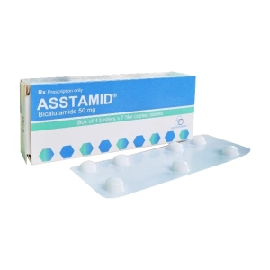 Asstamid 50mg Asso Pharma 4 vỉ x 7 viên (Bicalutamide)