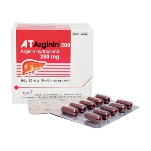 A.T Arginin 200 An Thiên 10 vỉ x 10 viên (Arginine hydroclorid)
