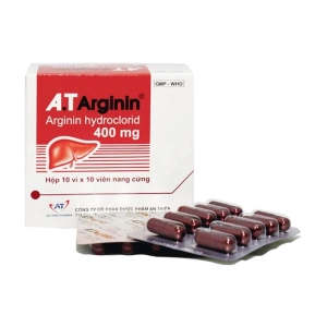 A.T Arginin 400mg An Thiên 10 vỉ x 10 viên (Arginine hydroclorid)