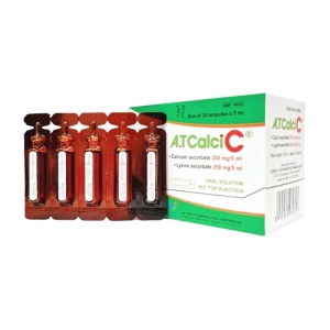 A.T Calci C An Thiên 30 ống x 5ml (Calcium + Lysin)
