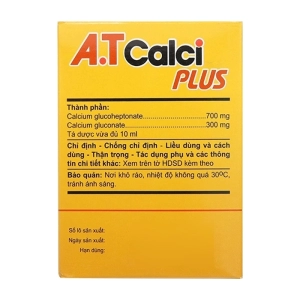 A.T Calci Plus An Thiên 30 ống x 10ml (Calcium)