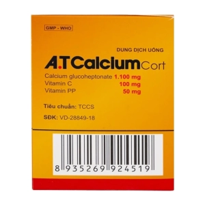 A.T Calcium Cort An Thiên 30 ống x 10ml