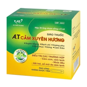 A.T Cảm Xuyên Hương An Thiên 30 ống x 8ml (Siro)