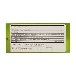 A.T Hoạt Huyết Dưỡng An Thiên 30 ống x 8ml (Bạch quả + Đinh lăng)