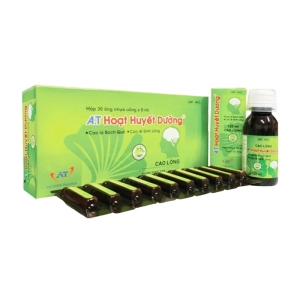 A.T Hoạt Huyết Dưỡng An Thiên chai 120ml (Bạch quả + Đinh lăng)