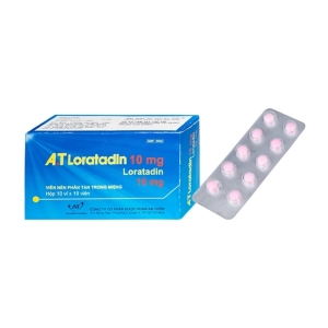 A.T Loratadin 10mg An Thiên 10 vỉ x 10 viên (Loratadine)