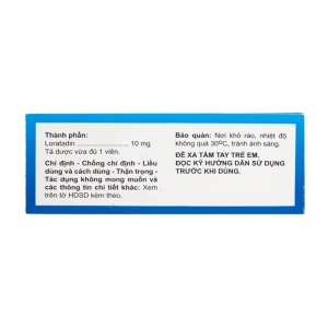 A.T Loratadin 10mg An Thiên 10 vỉ x 10 viên (Loratadine)